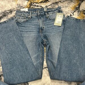 H&M Vintage Straight High Waist Size 6 & Denim Jeans NWT